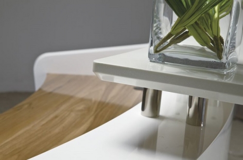 Sleek Reception Counter Desk