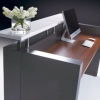 Urban Reception Counter Desk, Graphite