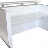 Urban Reception Counter Desk, Graphite