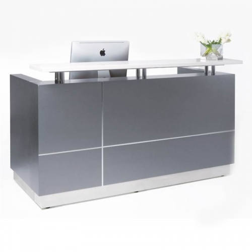 Urban Reception Counter Desk, Graphite