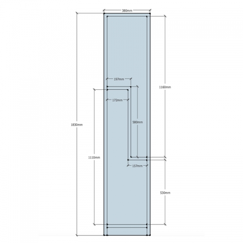 Alessi Heavy Duty Stepped Door Locker Range