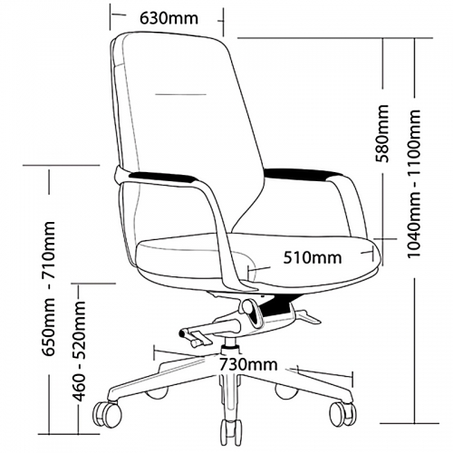 Ella Medium Back Chair