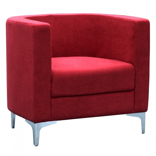 Dima Tub Chair, Red