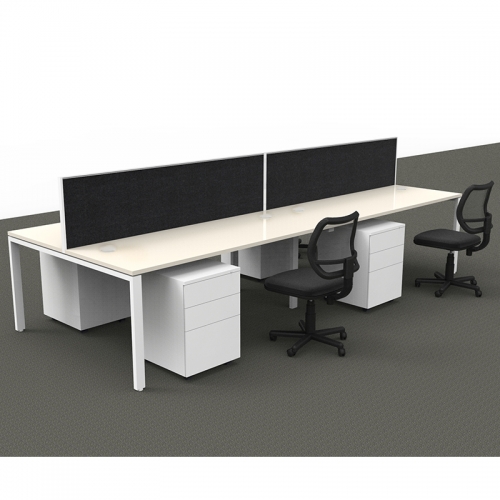 Effect Profile Leg Back to Back Desk System