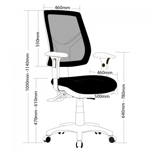 Milano Mesh Task Chair