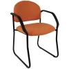 Fitzy Sled Frame Visitor Chair, Available in 17 Fabric Colours