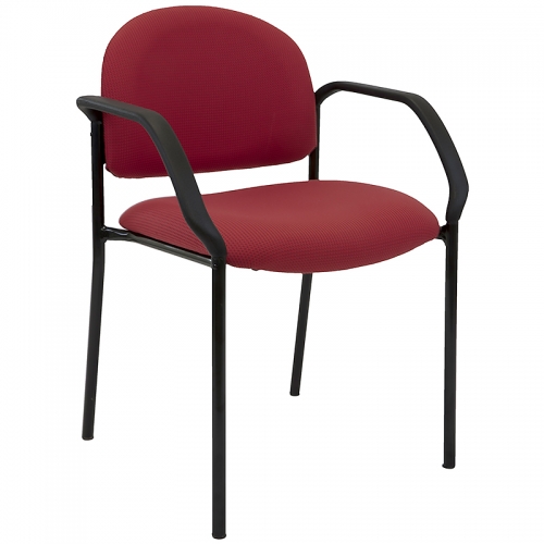 Fitzy 4 Leg Visitor Chair, Available in 17 Fabric Colours
