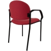 Fitzy 4 Leg Visitor Chair, Available in 17 Fabric Colours