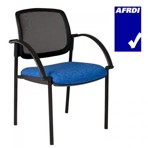 Jenson Mesh Back Visitor Chair Available in 6 Mesh Back Colours