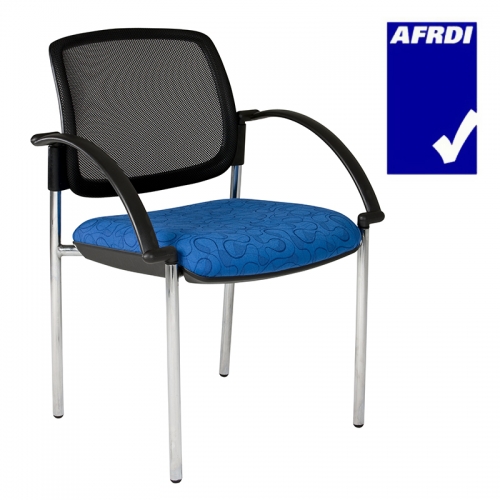 Jenson Mesh Back Visitor Chair Available in 6 Mesh Back Colours