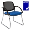 Jenson Mesh Back Visitor Chair Available in 6 Mesh Back Colours