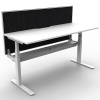 Multi Electric Push Button Sit Stand Height Adjustable Desk, Single