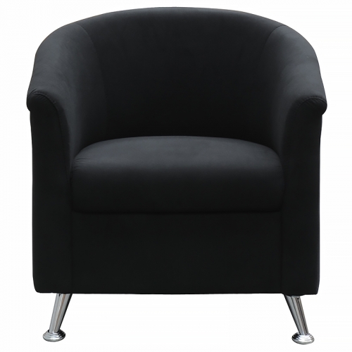 Beta Tub Chair, Black Fabric
