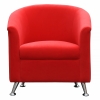 Beta Tub Chair, Red Fabric