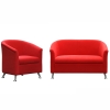 Beta Tub Chair, Red Fabric
